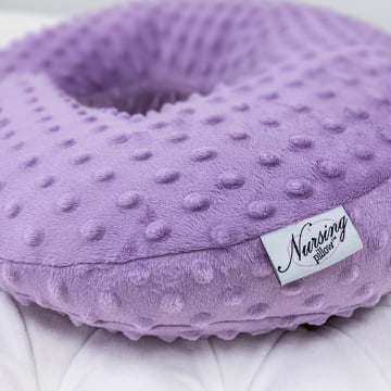 Purple Mist Minky Nursing Pillow