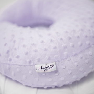 Lilac Minky Nursing Pillow
